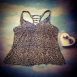 26W Aqua Green Racerback Tankini Top